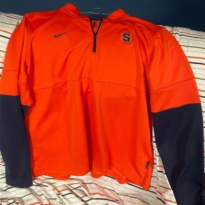 Nike: Syracuse Dri-Fit Thick Coaches Jacket 3/4 Zip
